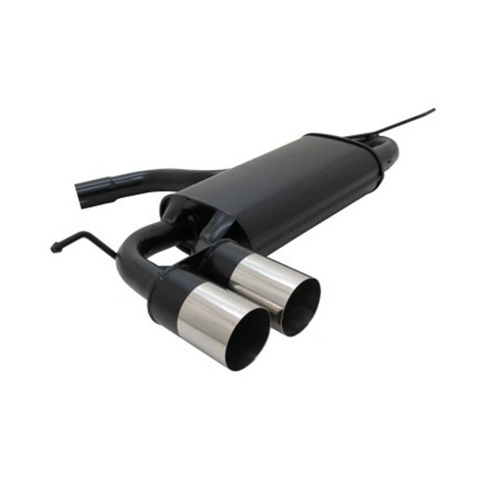 OMAC Novus Sportendschalldämpfer 2x76mm Edelstahl Audi A3 Golf V VI Scirocco