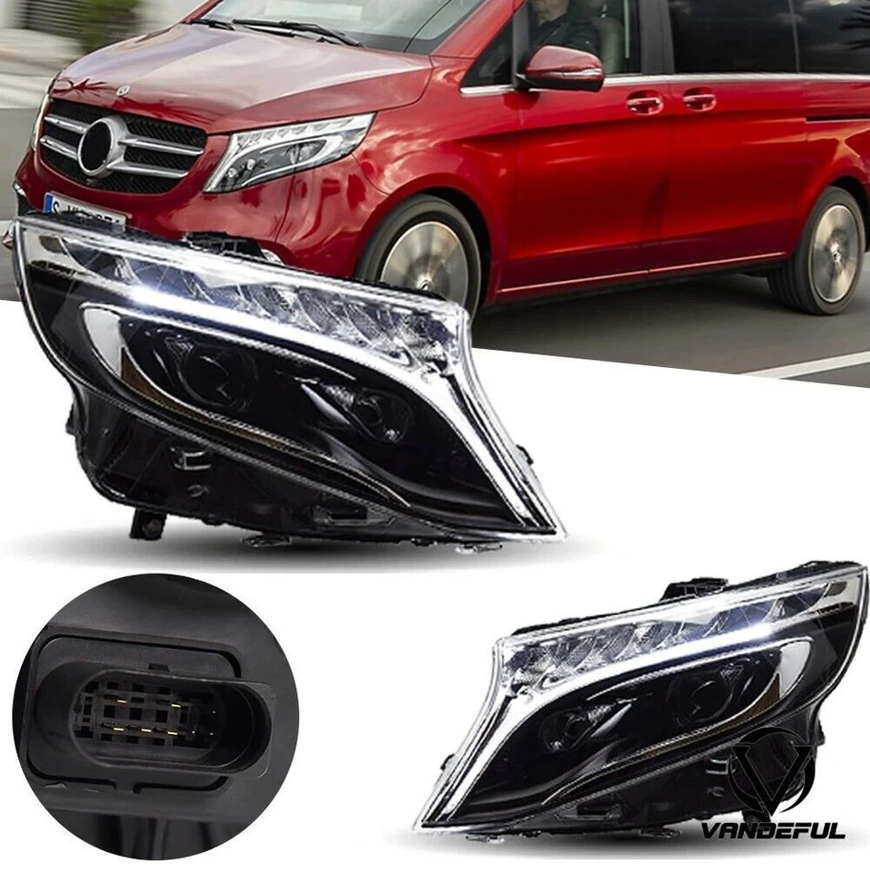 NASUM LED Scheinwerfer Frontscheinwerfer für Mercedes-Benz Vito W447