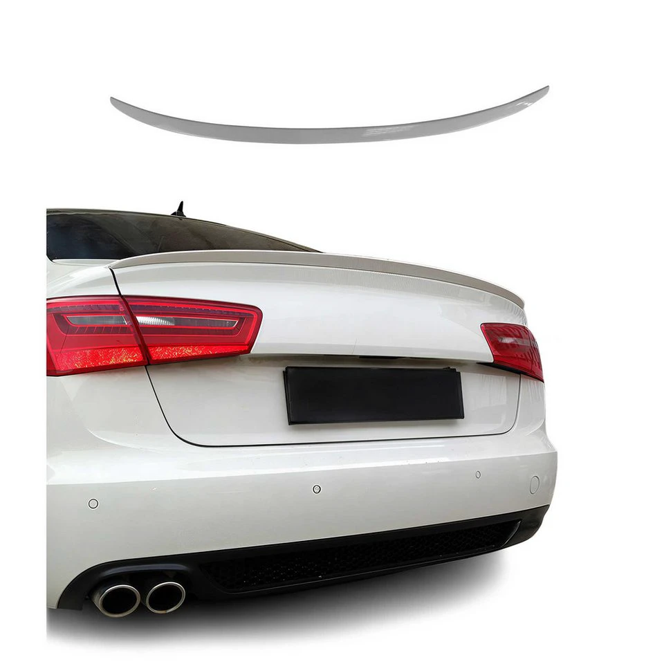 OMAC Heckstoßstange Heckspoiler Heckflügel Audi A6 Limo C7 2011-2018 LY9C ABS 1-St.