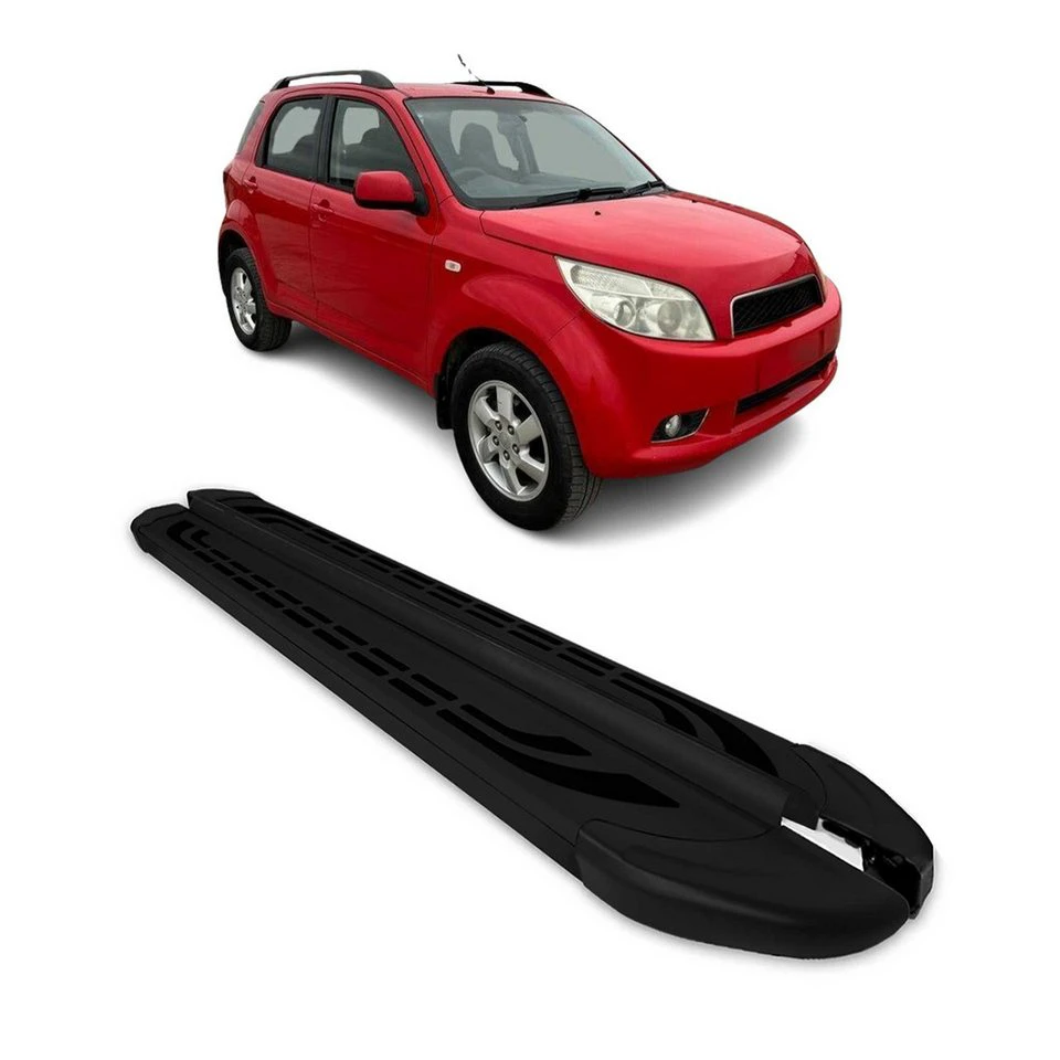 OMAC Trittbretter für Daihatsu Terios 2005-2017 Aluminium 2-teilig rutschfest