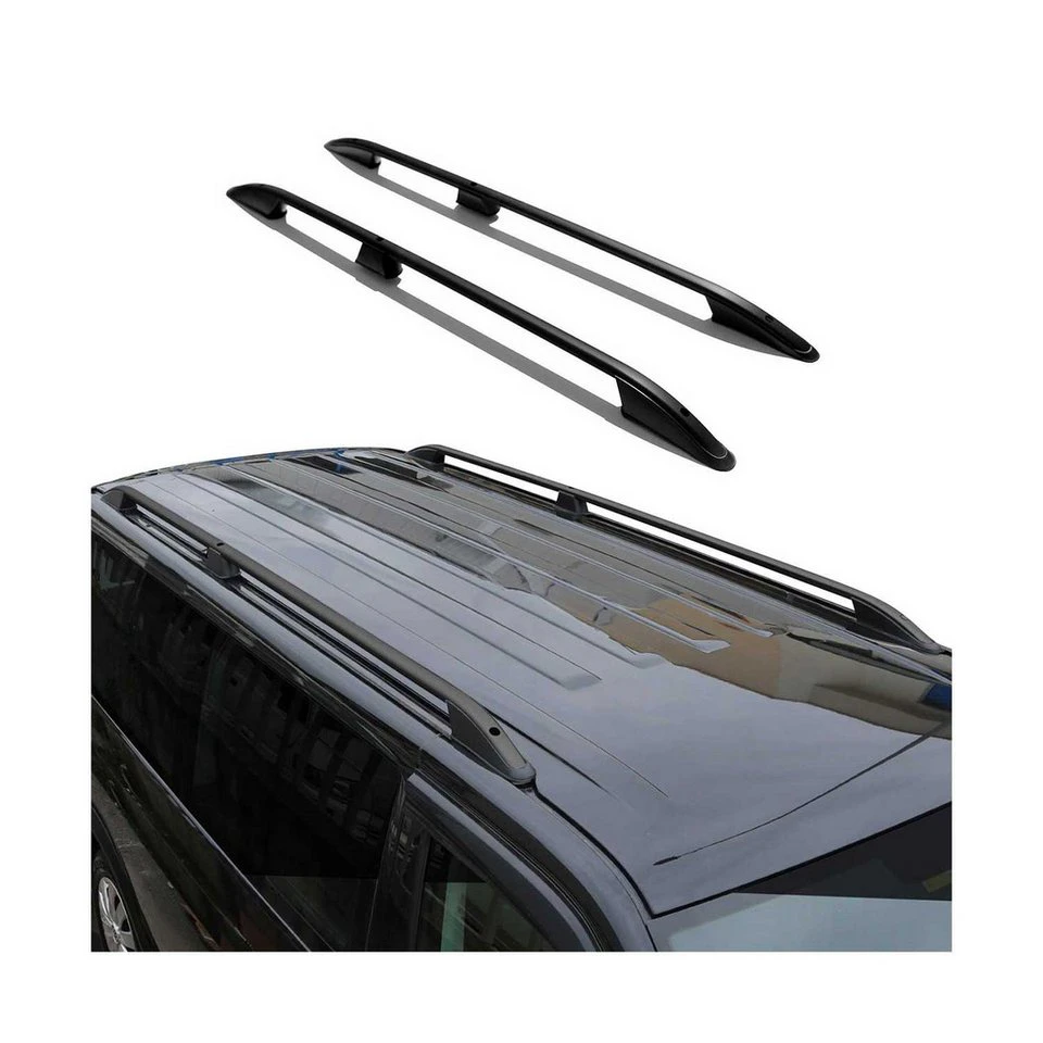 OMAC Dachträger Dachreling Fiat Scudo Ulysse 2022-2025 L2 Alu Schwarz 2x