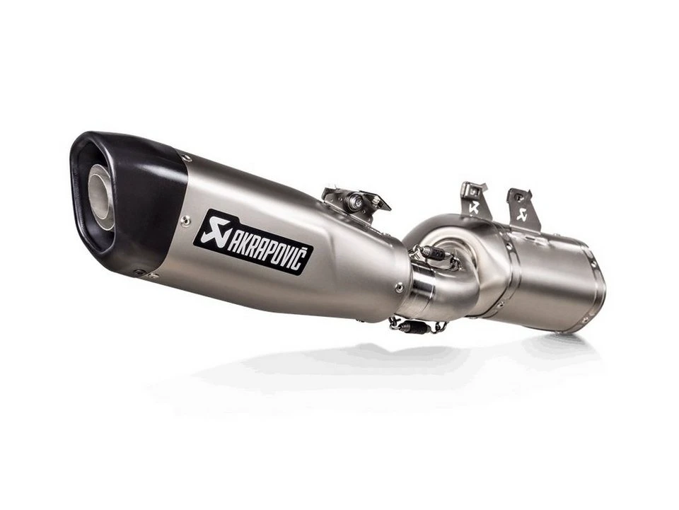 AKRAPOVIC Slip-On Line Titanium Endschalldämpfer Auspuff-Flexrohr