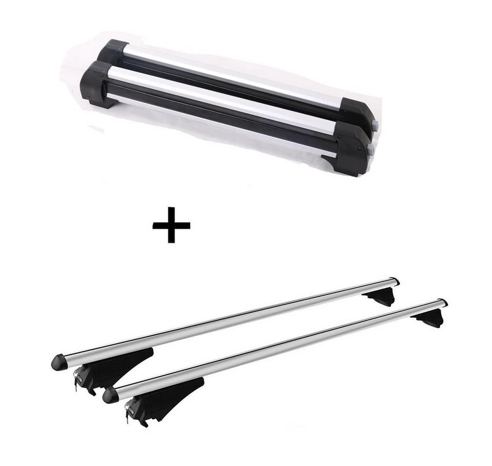 VDP Skiträger VDP-S6 mit Relingträger Tiger L Toyota Auris Touring ab 13 6 Paar Ski 3 Snowboards