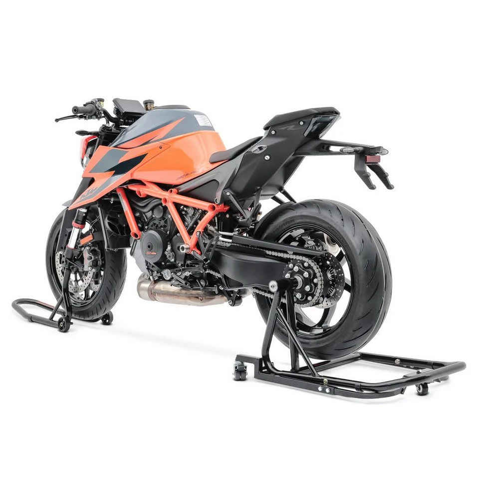 ConStands Einarm-Montageständer Set KTM 1390 Super Duke R EVO 24-25 Rangierhilfe Vorderradständer