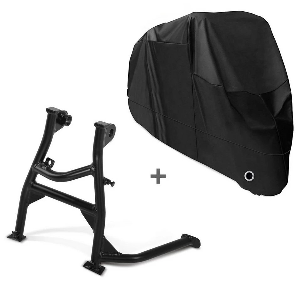 ConStands Motorrad-Hauptständer Set mit Abdeckplane XXL für Yamaha TDM 900 02-13