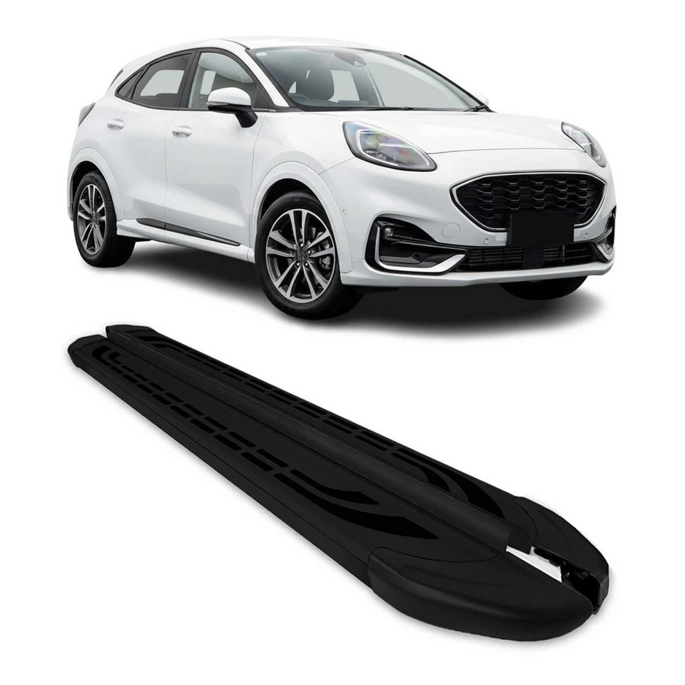 OMAC Aluminium Trittbretter Ford Puma 2019-2025 2-tlg. rutschfest