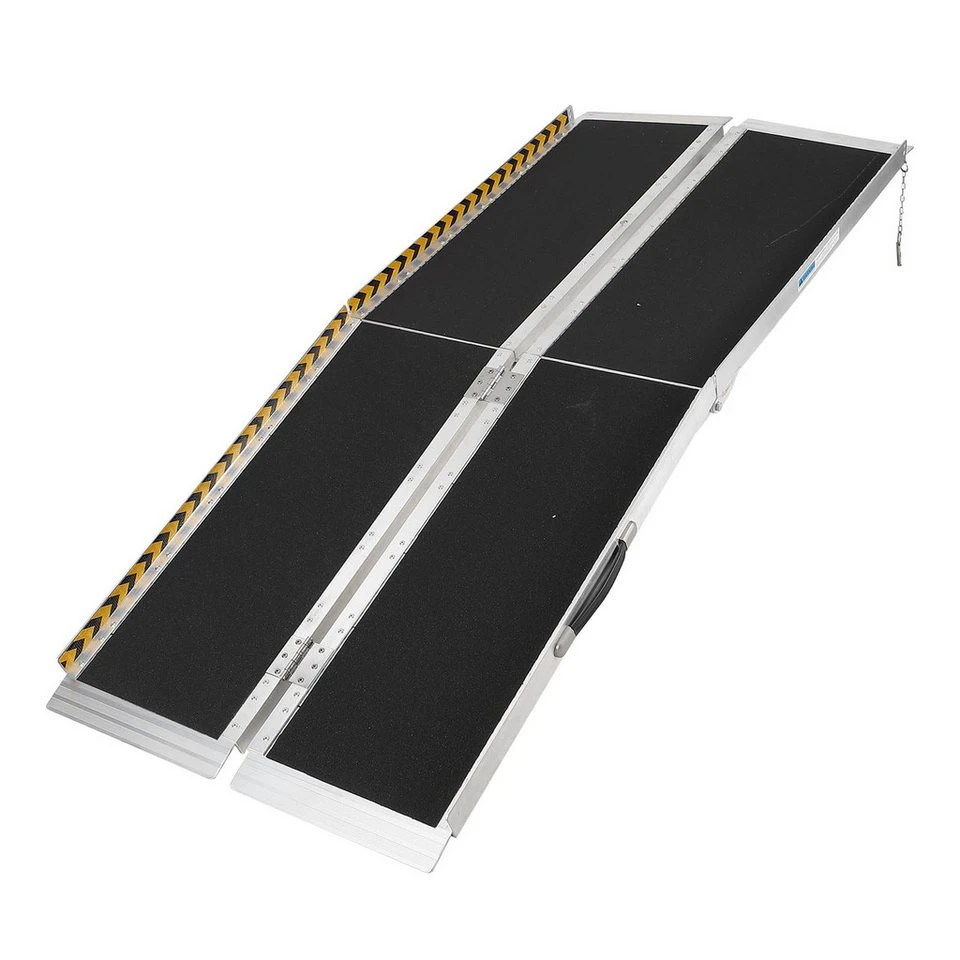 GarveeMore Rollstuhlrampe 6FT faltbar rutschfest Aluminium 272 kg