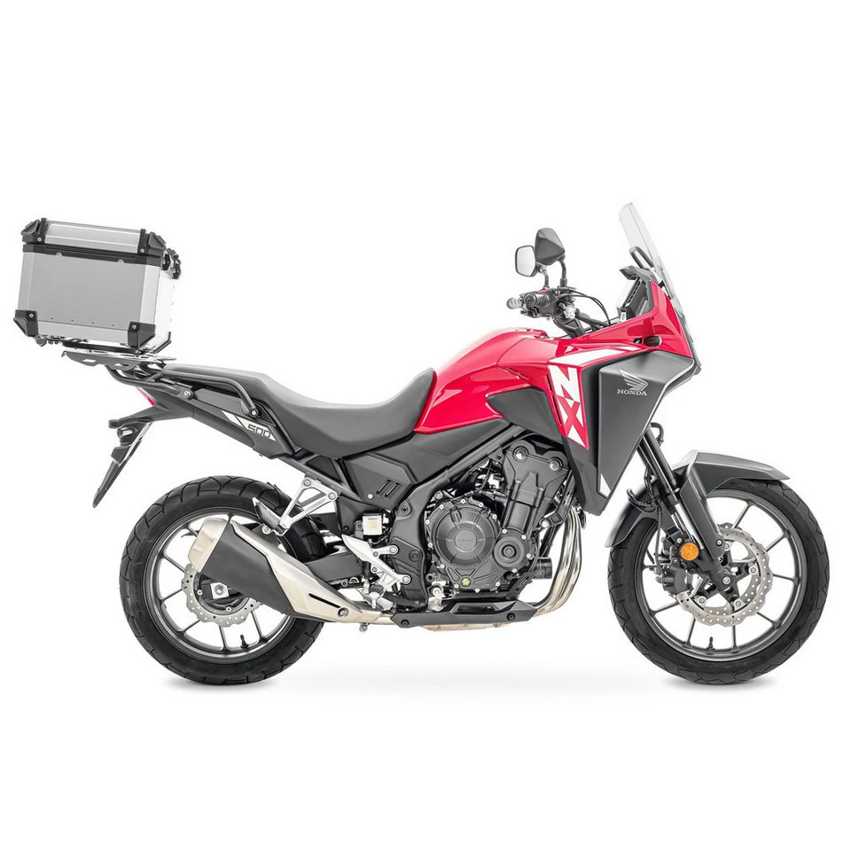 Bagtecs Topcase Set XB65 Alu Topcase Gepäckbrücke Honda CB 500 X 13-23 silber DP