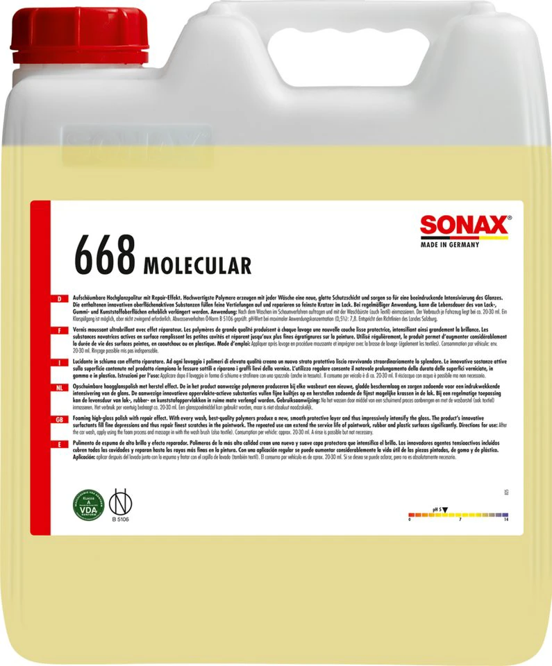 Sonax MOLECULAR 10 L Auto-Reinigungsmittel