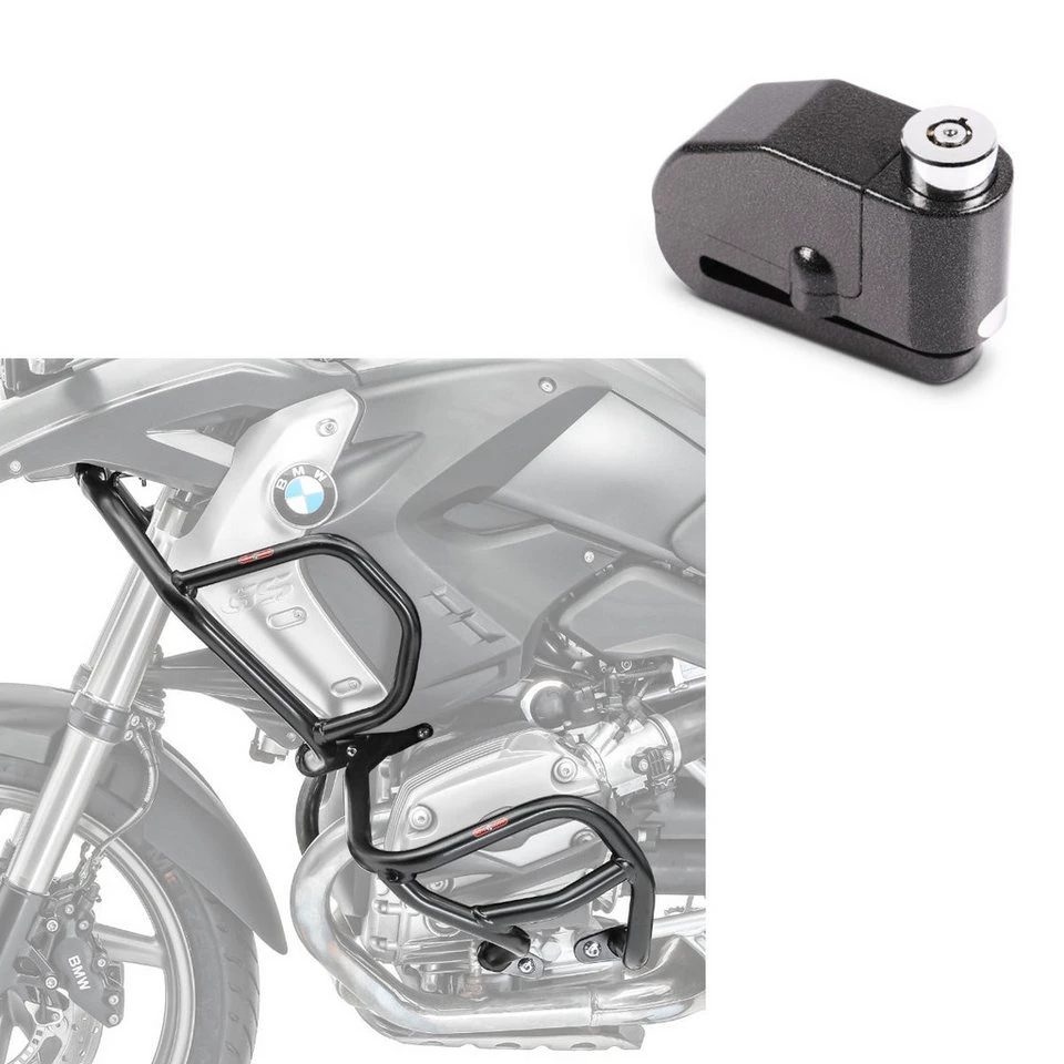 Motoguard Motor-Schutzhülle Set Sturzbügel Bremsscheibenschloss S14