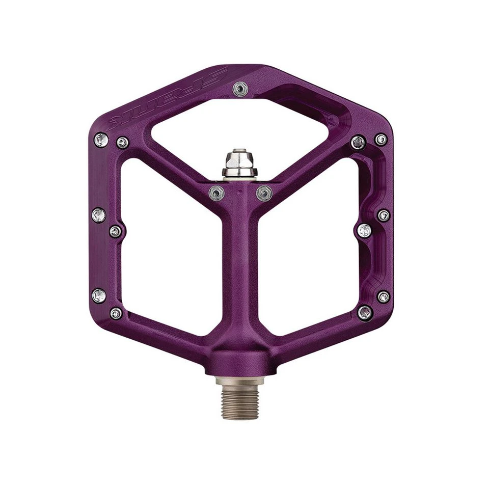 SPANK Fahrradpedale MGR extruded alloy body CNC optimized Hohlkegel Scandium-/Stahlachse