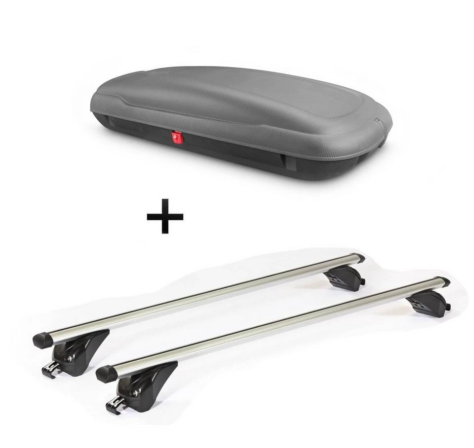VDP Dachbox BA400 mit Dachträger KING1 112 cm für Porsche Macan 95B 5 Türer ab 13