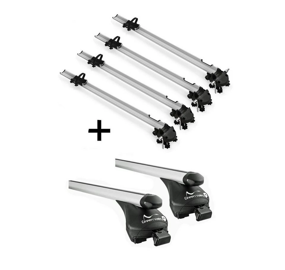 VDP Dachfahrradträger Bike Pro 4x Alu Relingträger Quick Opel Combo E ab 2018