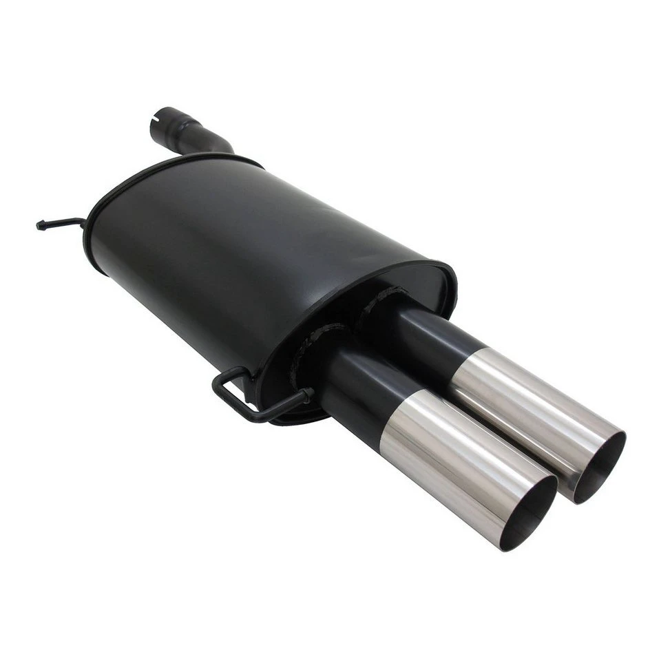 OMAC Novus Sportendschalldämpfer BMW E60 2x76mm Edelstahl mit EG-Genehmigung