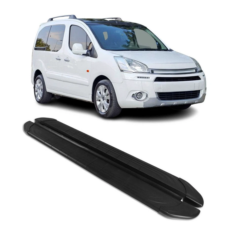 OMAC Trittbretter Citroen Berlingo L1 2008-2018 Aluminium 2-teilig rutschfest