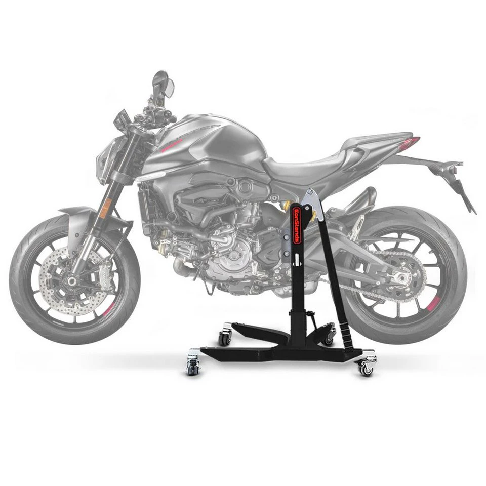 ConStands Motorradheber CS Power Classic-Zentralständer Ducati Monster 937 21-25 Schwarz M