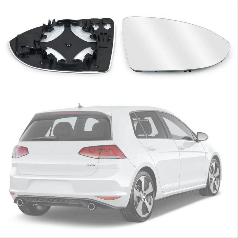 URAQT Spiegelglas Golf 7 Rechts Beheizbar Konvex Klar Asphärisch