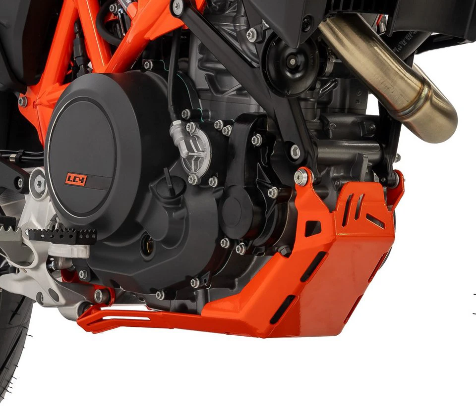ZIEGER Motorschutz KTM 690 SMC R 690 Enduro R GasGas SM 700 orange Aluminium 3 mm