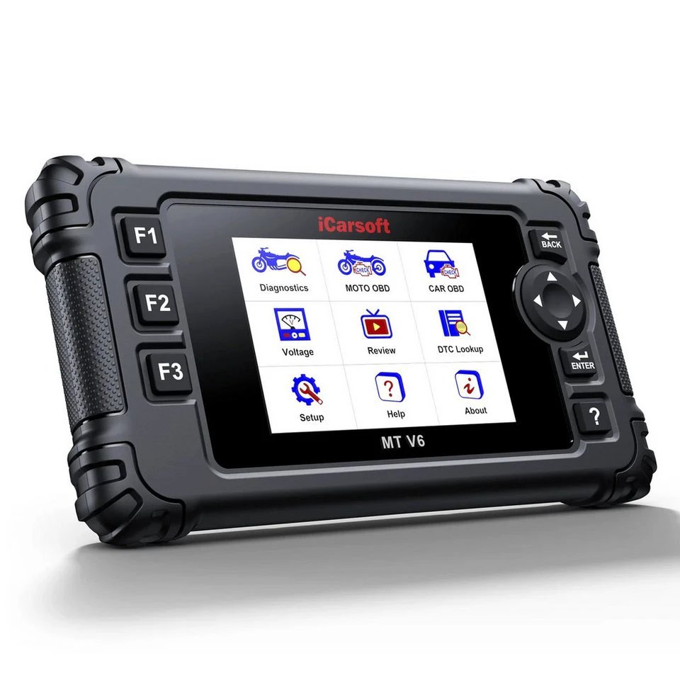 iCarsoft MT V6 Diagnosegerät für BMW Motorräder OBD2 Scanner mit Adapter