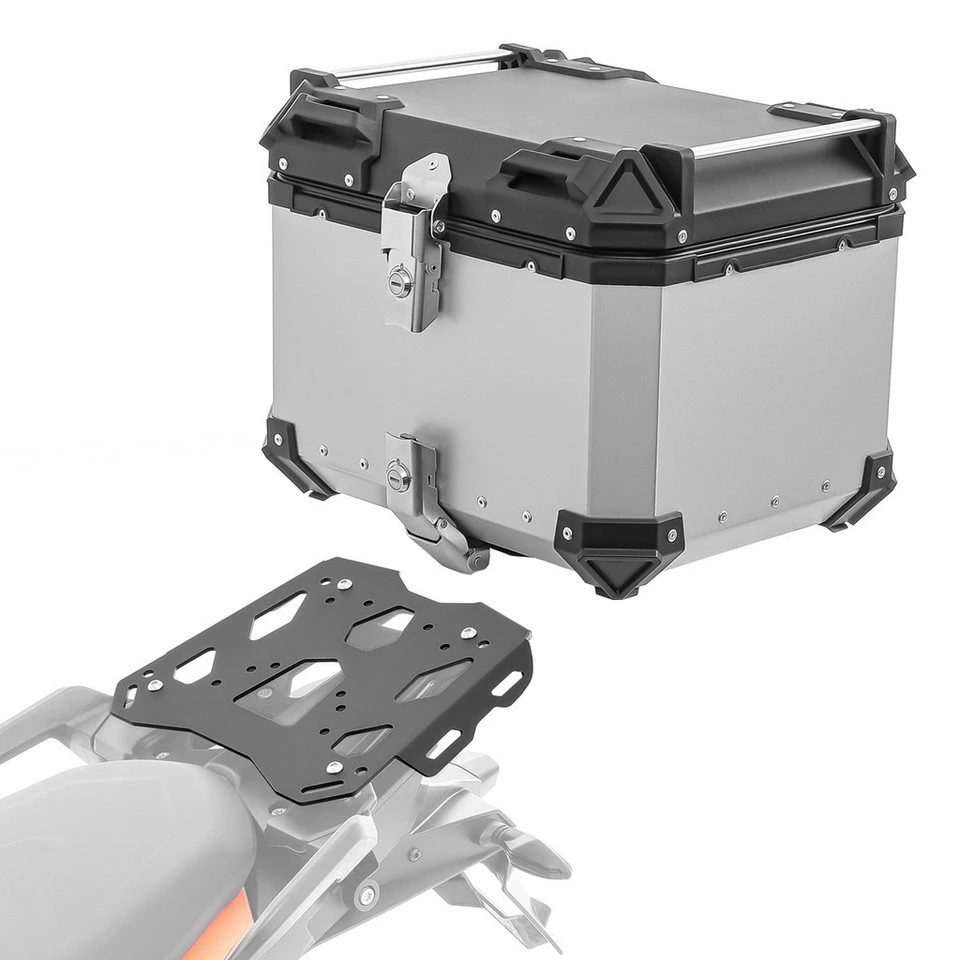 Bagtecs Topcase Set XB45 Aluminium Topcase Gepäckbrücke KTM 1090 Adventure R 17-19