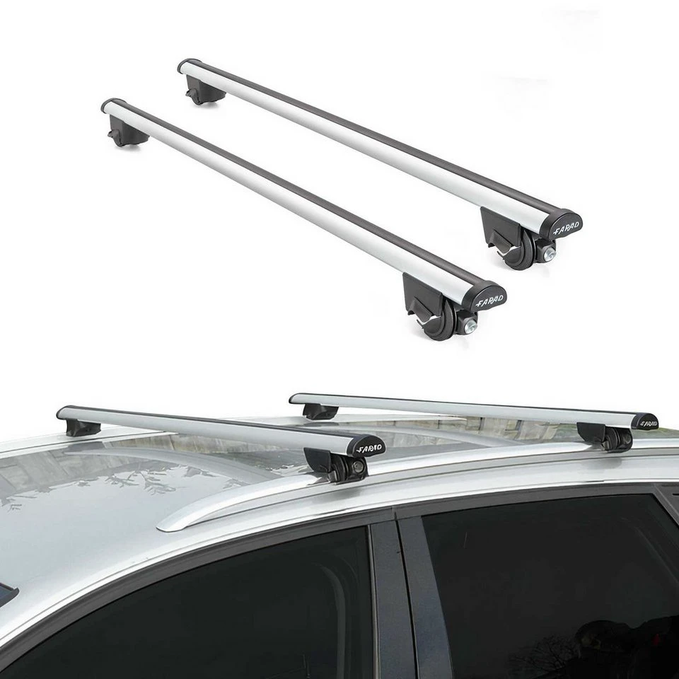 OMAC Dachträger Audi Q5 8R 2008-2016 Relingträger 100 kg Alu Grau 2-St