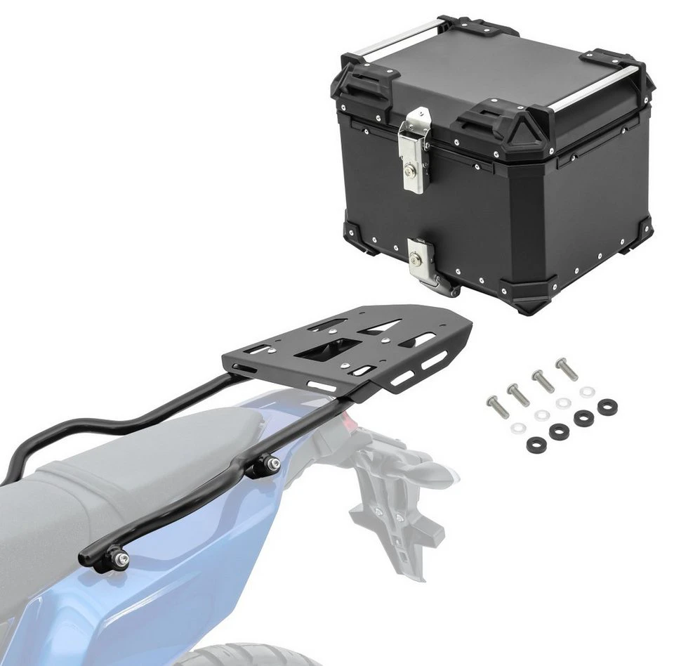 Bagtecs Topcase Set XB45 für Yamaha Tenere 700 Rally 19-25 mit Gepäckträger