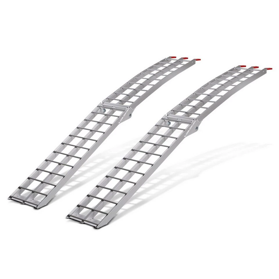 ConStands Auffahrrampe Alu II Paar klappbar 225 cm 30 cm bis 340 kg