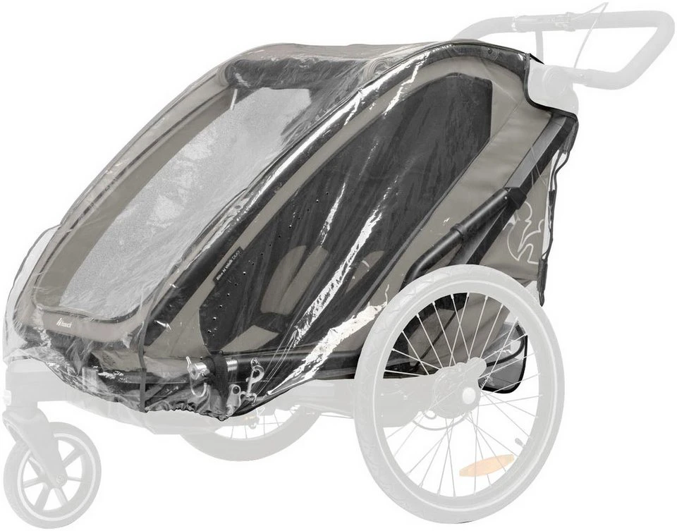 Hauck Regenverdeck Bike N Walk Duo Raincover für Bike N Walk Fahrradanhänger