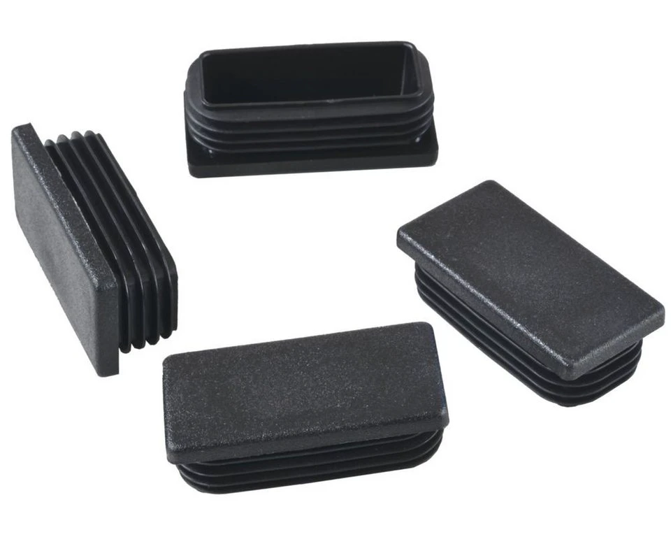Walter Bethke GmbH & Co. KG Lamellenstopfen 500 Stück Vierkantrohrstopfen 60x30 mm schwarz