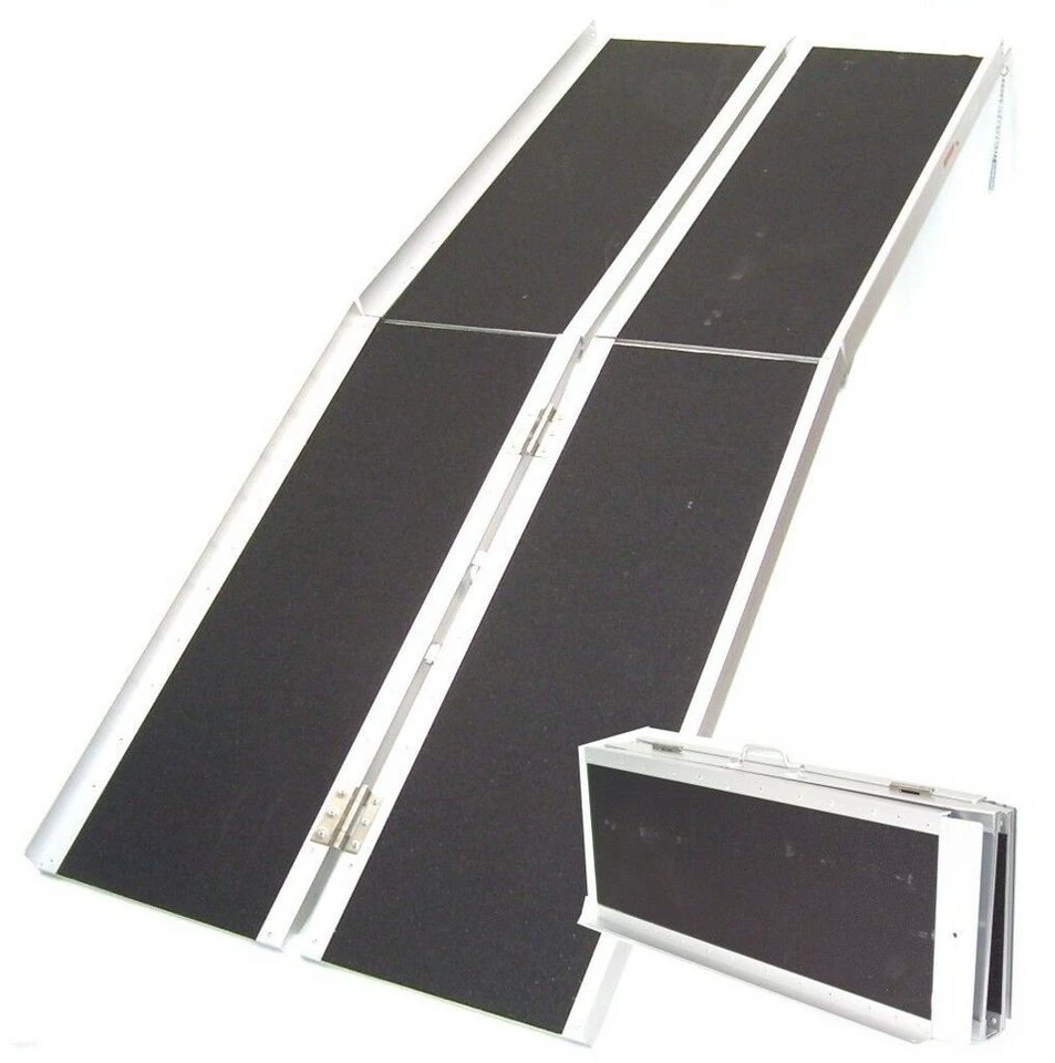 Apex Kofferrampe 06067 Rollstuhlrampe 182 cm faltbar Aluminium
