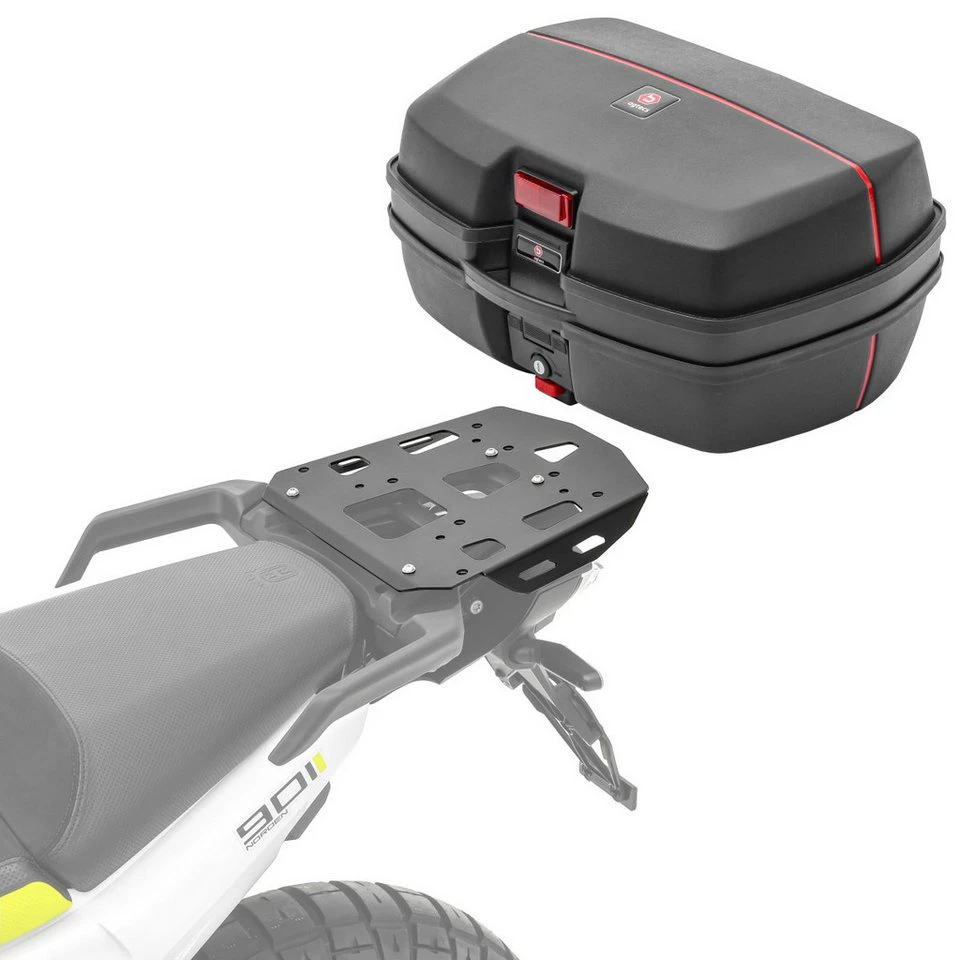 Bagtecs Topcase Set TB8 45L mit Träger für Husqvarna Norden 901 21-25