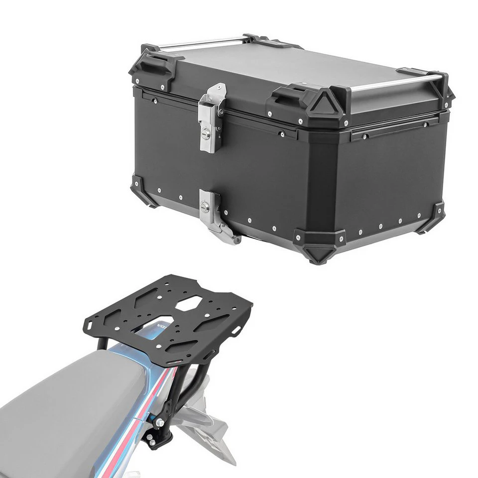 Bagtecs Topcase Set Alu XB65 Gepäckbrücke Honda Africa Twin CRF 1100 L 20-21