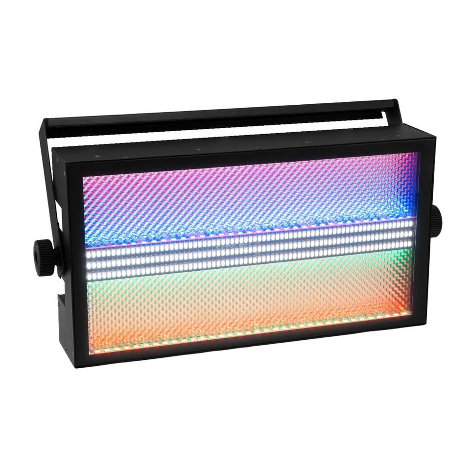 EUROLITE LED Super Strobe ABL Stroboskop 216 kaltweiße LEDs 144 RGB-LEDs DMX