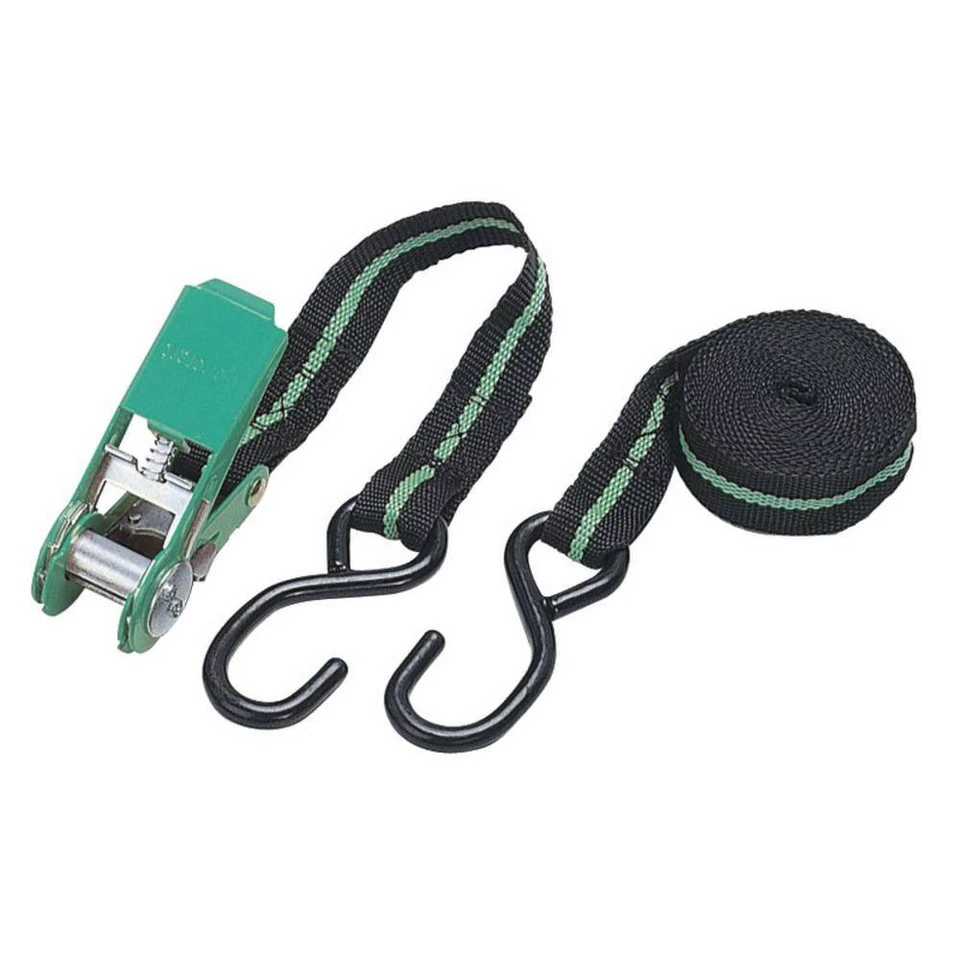 Wolfcraft Spanngurt 3442000 zweiteilig mit Ratsche 4 m x 25 mm 176 daN