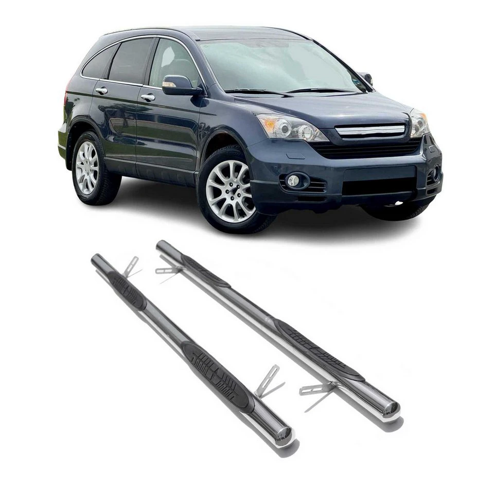 OMAC Trittbretter Schwellerrohre für Honda CR-V 2006-2012 Edelstahl 2-tlg.