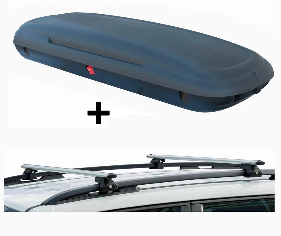 VDP VDP-CA480 Dachbox 480 Liter Carbon-Optik abschließbar Alu Relingträger VDP CRV135 Mercedes GLE ab 2015