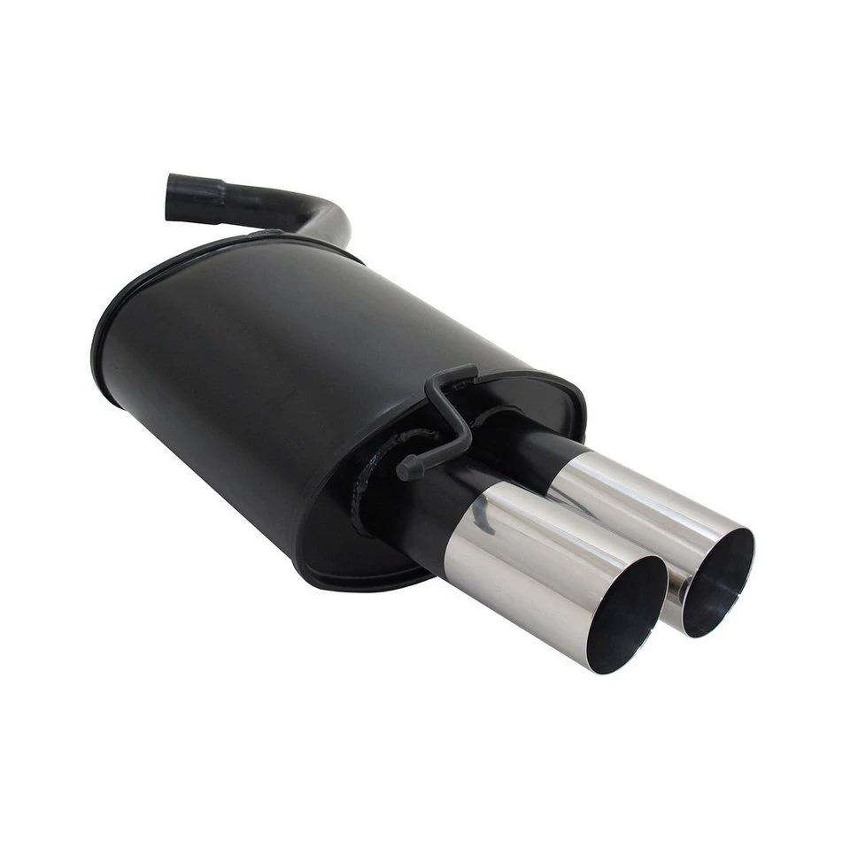 OMAC Novus Sportendschalldämpfer BMW E90 E91 2x76mm Edelstahl-Endrohr mit EG-Genehmigung