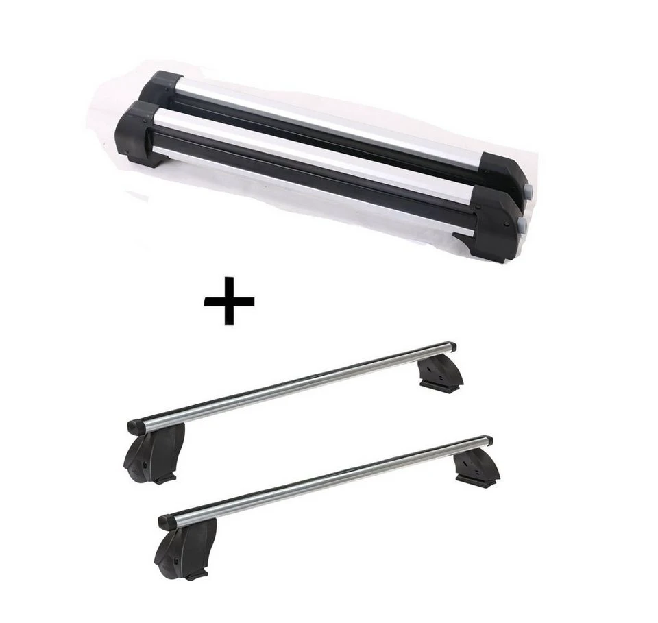 VDP Skiträger VDP-S6 mit Dachträger K1 PRO Aluminium Fiat Fiorino 94-08