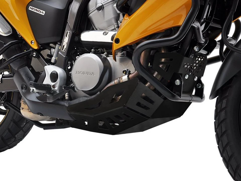 ZIEGER Motorschutz Honda XL 700 V Transalp BJ 2007-13 schwarz Aluminium 3mm