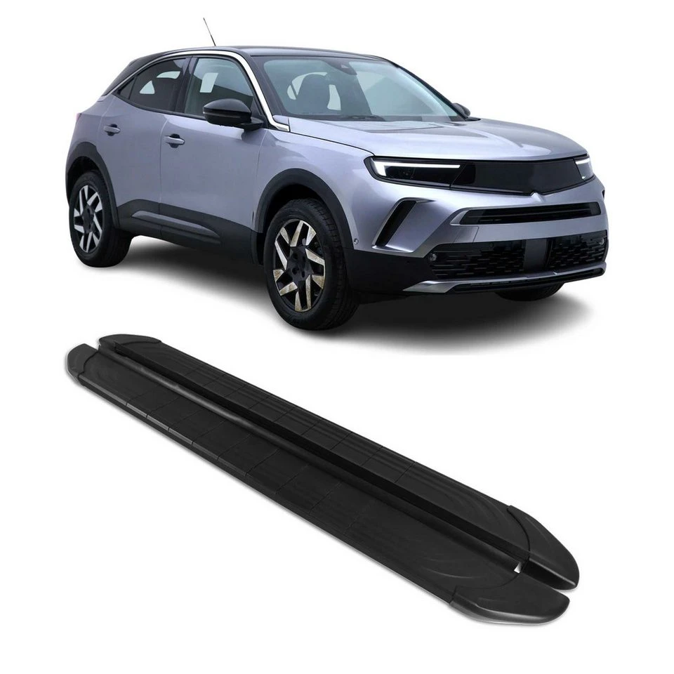 OMAC Trittbretter Seitenschweller Opel Mokka 2020-2025 Aluminium 2-teilig