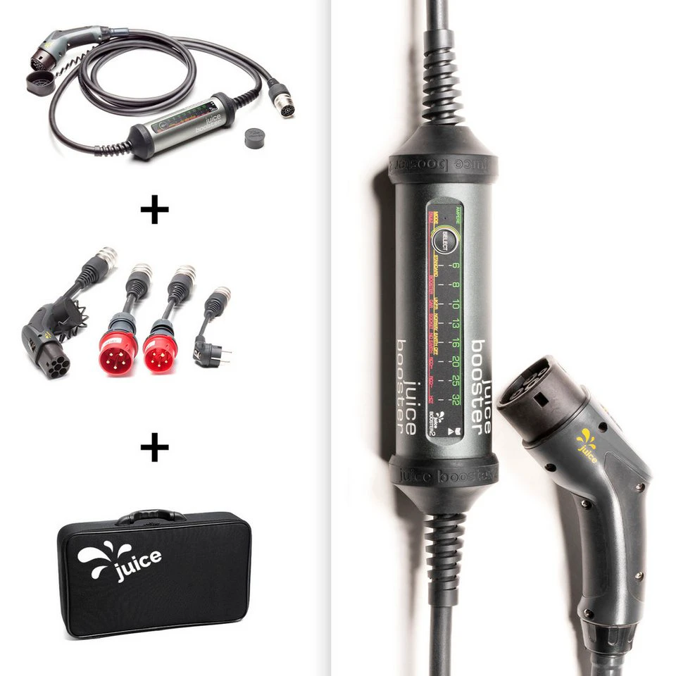 Juice Technology JUICE BOOSTER 2 Traveller Plus EV 1,4–22 kW 3,1 m Kabel EU Set