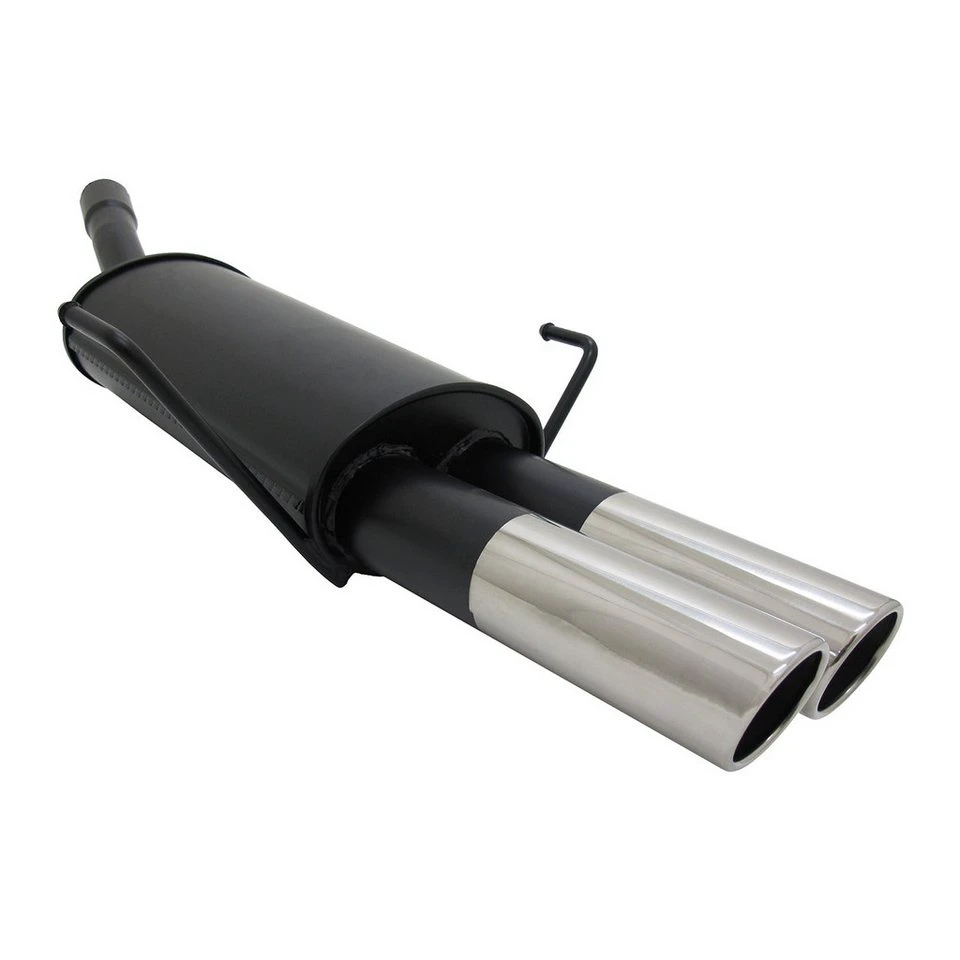 OMAC Novus Sportendschalldämpfer Gruppe N Opel Astra H Caravan 2x76mm SR-Design Edelstahl