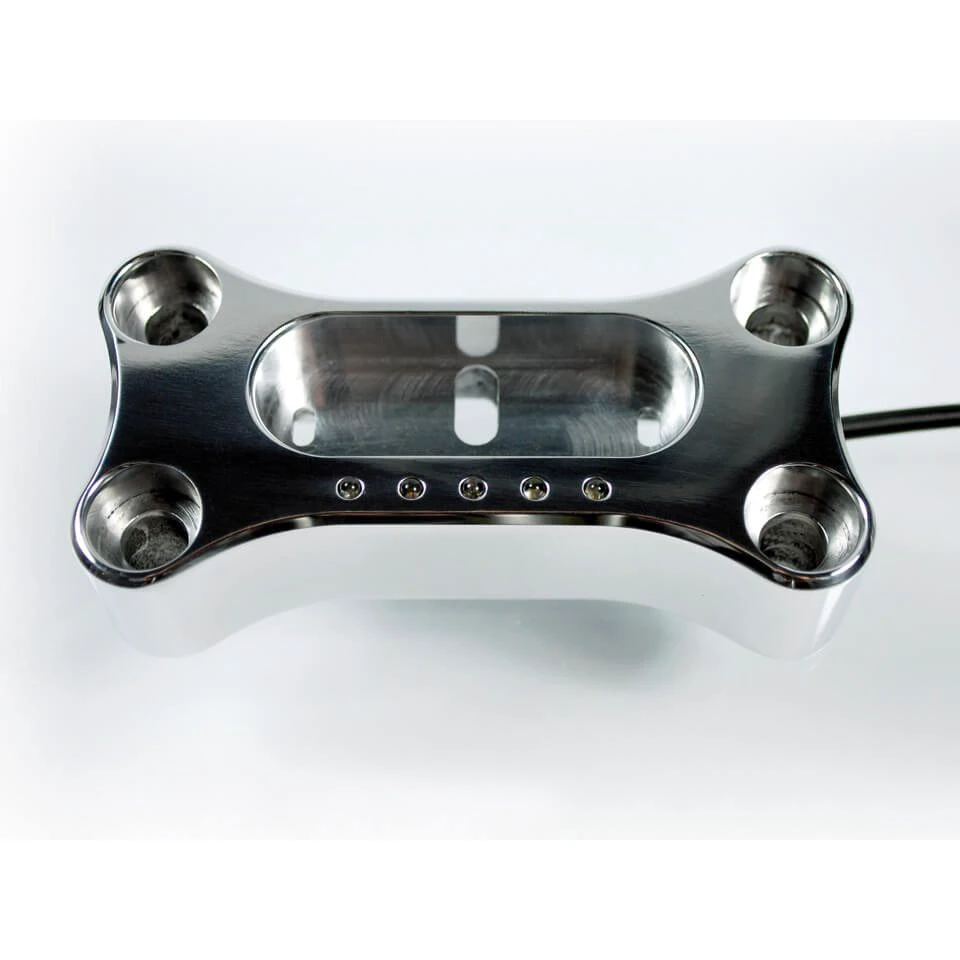 motogadget msm Metric Handle Bar Top Clamp 22mm mit Kontrollleuchten