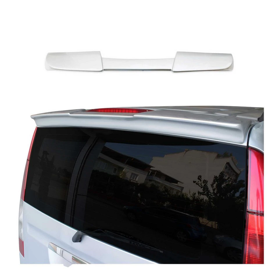 OMAC Heckstoßstange Heckspoiler Dachspoiler Mercedes Vito W639 2003-2014 Grau lackiert 1-St.