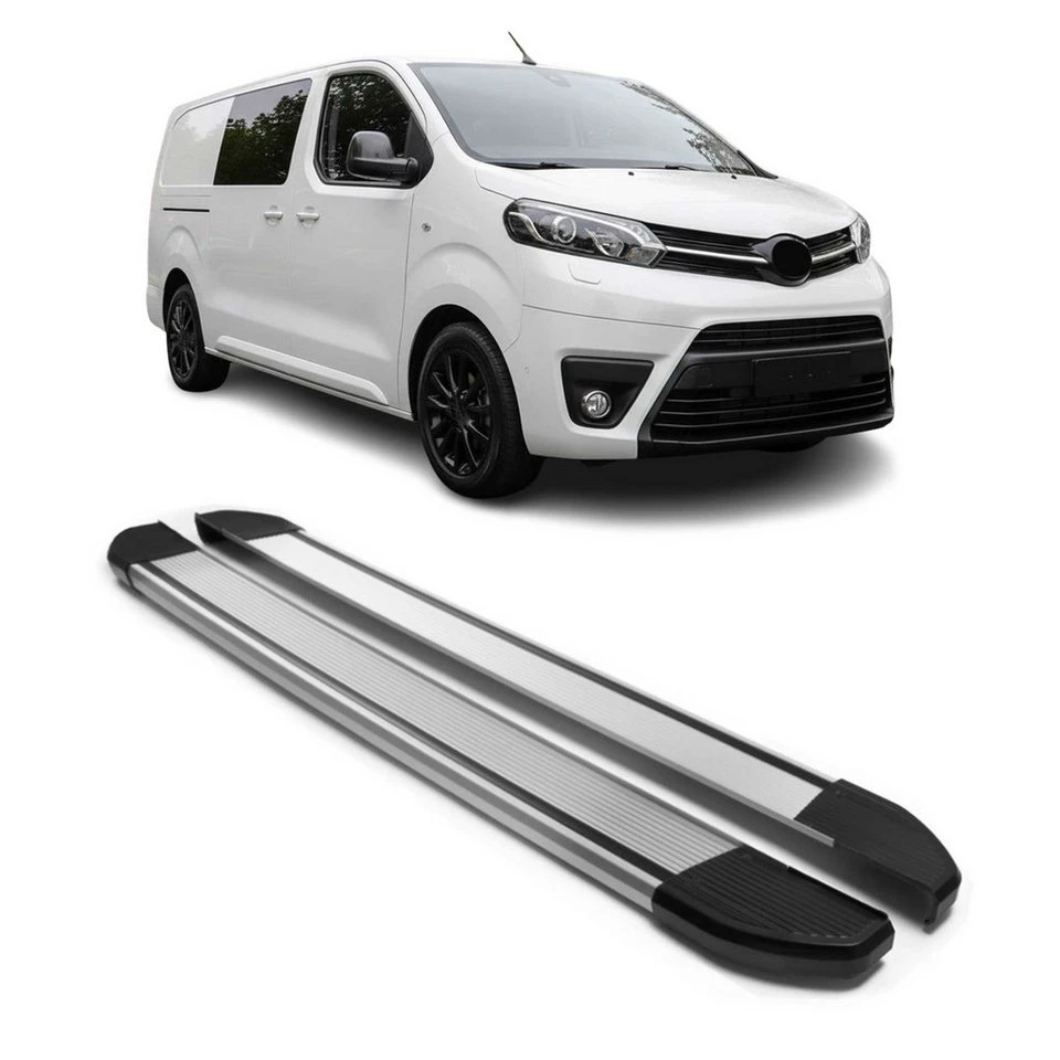 OMAC Aluminium Trittbretter Toyota Proace 2017-2025 L2 L3 2-tlg.