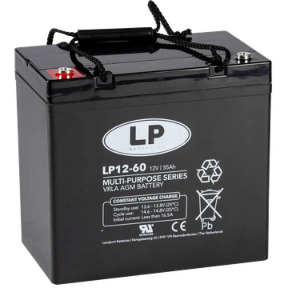 Landport Bleiakku LP12-60 12V 55Ah AGM Batterie NSA T6