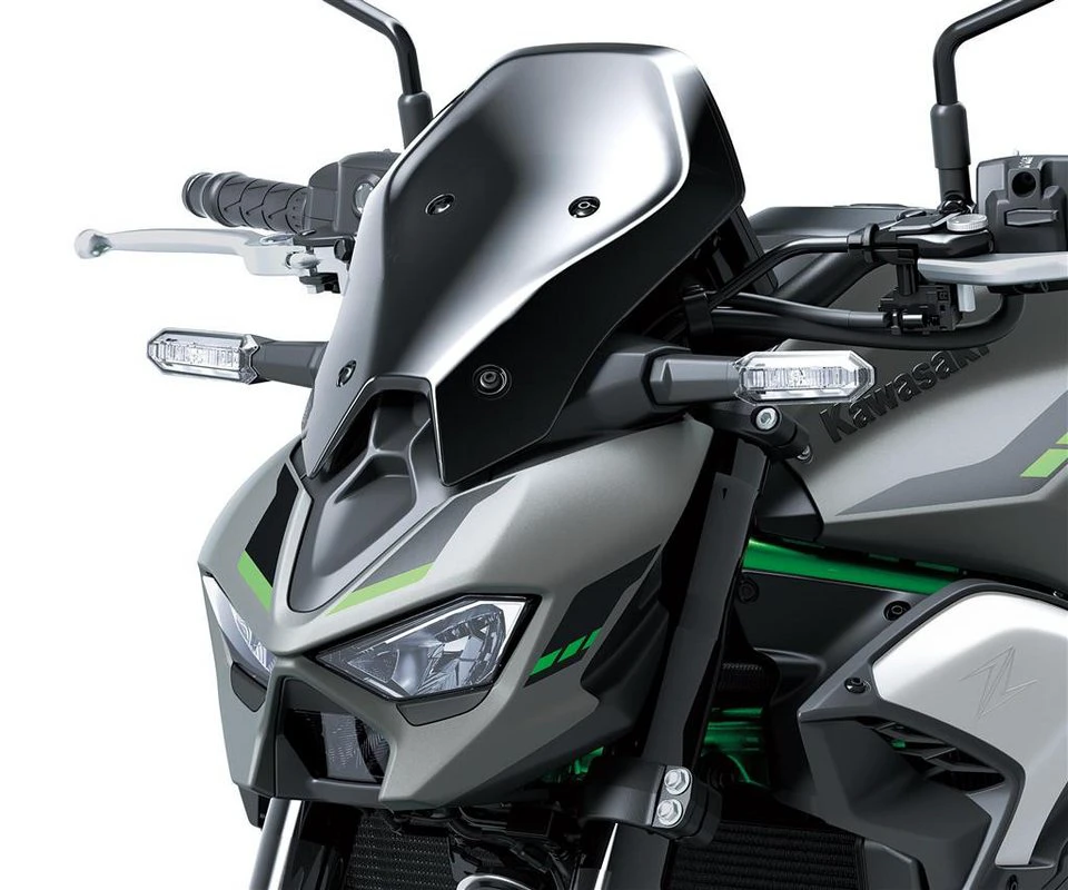 Kawasaki Large Meter Cover Windschild Z900 Z900SE ab Bj. 2025 ABS schwarz 50 mm 60 mm