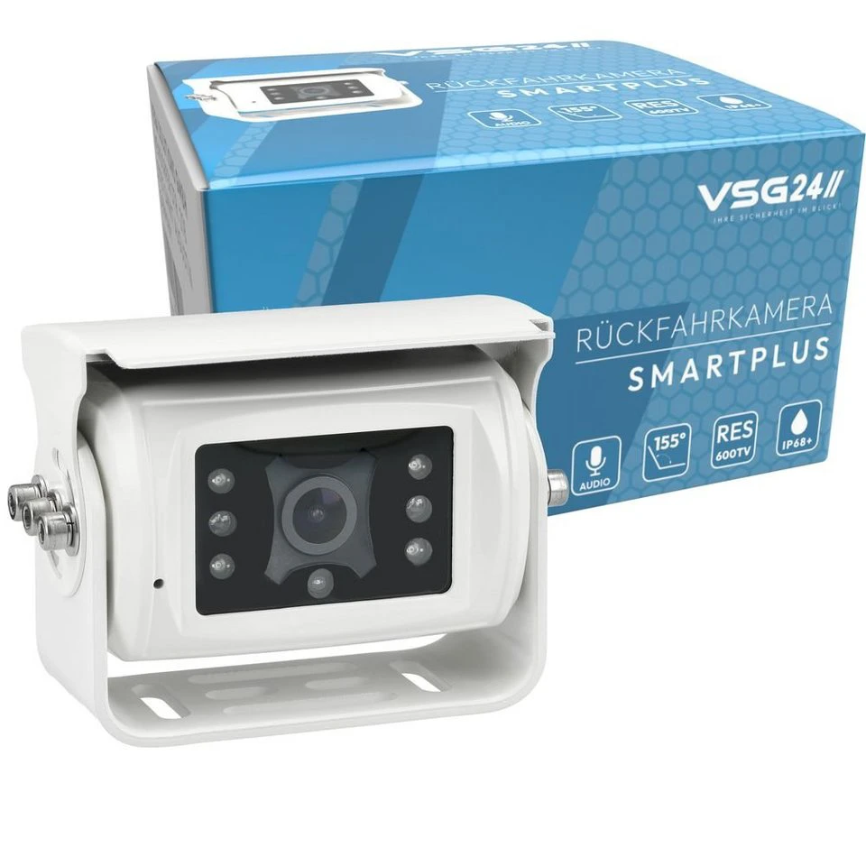 VSG24 Rückfahrkamera SMARTPLUS für Wohnmobile Wohnwagen Mikrofon 155° IP68 Nachtsicht