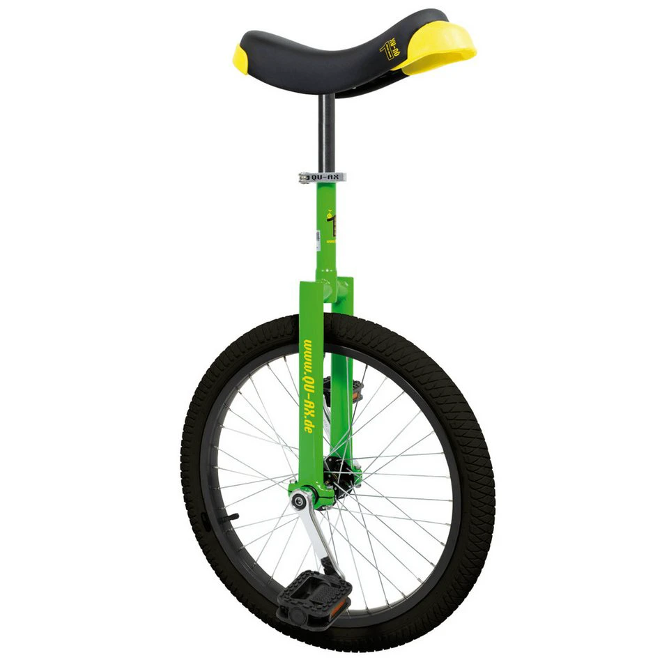 QU-AX Luxus Einrad 1104 20" Alufelge grün/gelb