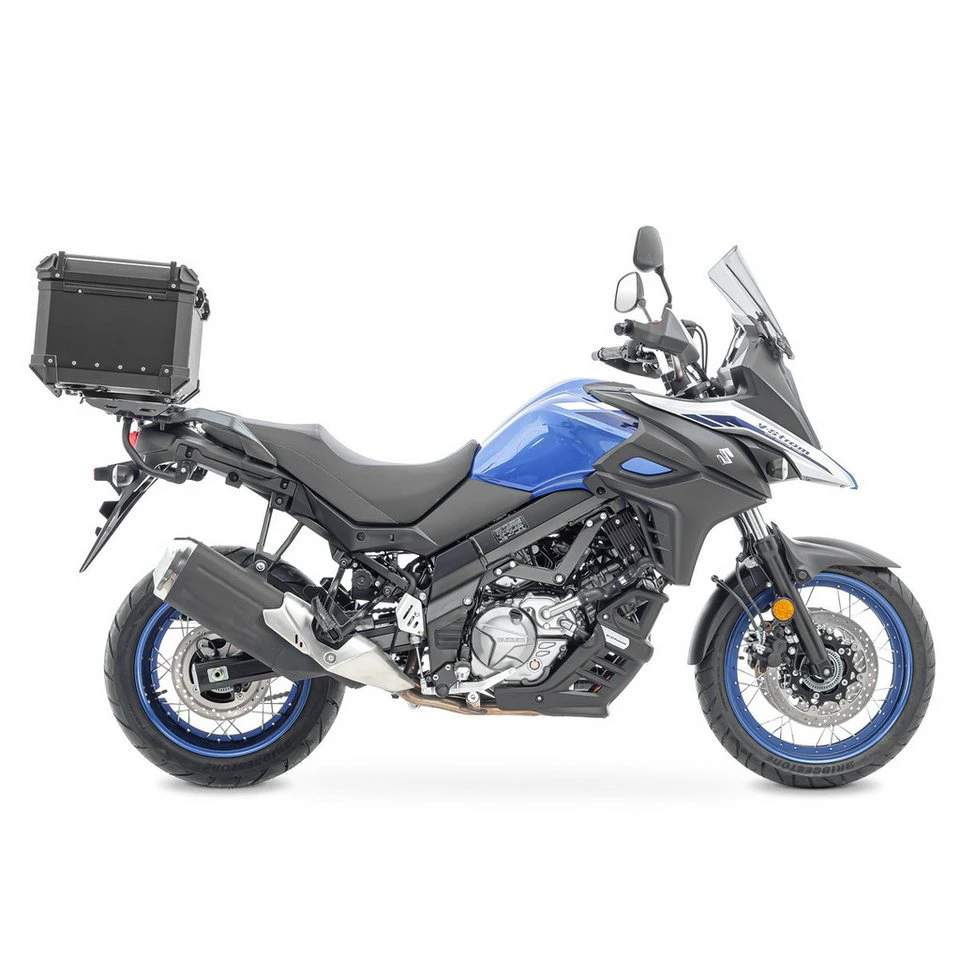 Bagtecs Topcase Set XB65 Alu Topcase Gepäckbrücke Suzuki V-Strom 650 XT 17-25
